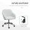 Vinsetto Silla de Oficina Blanca