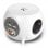 Ewent EW3957 Regleta Cúbica 3 Tomas  Schuko + 2 Puertos USB-C + 2 Puertos USB 3.4A 17W