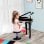 Homcom Piano Electrónico Infantil 37 Teclas con Micrófono y Luces 22 Canciones