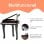 Homcom Piano Electrónico Infantil 37 Teclas con Micrófono y Luces 22 Canciones