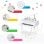 Homcom Piano de Cola Infantil 30 Teclas con Atril Taburete