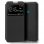 Custodia Flip Cover nera liscia e fantastica per Huawei Honor 9X Lite