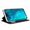 Custodia Flip Cover nera liscia e fantastica per Huawei Honor 9X Lite