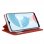 Coole schlichte rote Flip-Cover-Hülle für Realme C21
