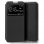 Étui à rabat noir lisse et cool pour Samsung Galaxy M22/M32