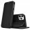 Étui à rabat noir Cool Elegance pour iPhone 13 Pro