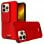 Étui rigide pour appareil photo rouge cool pour iPhone 13 Pro Max
