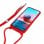 Cool Funda Cordón Liso Roja para Xiaomi Redmi Note 10/Note 10S