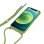 Cool Funda Cordón Liso Pistacho para iPhone 12/12 Pro