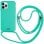 Custodia con cavo liscio Cool Mint per iPhone 13 Pro