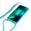 Custodia con cavo liscio Cool Mint per iPhone 13 Pro