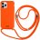 Cool Funda Cordón Liso Salmón para iPhone 13 Pro