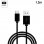 Cool Cable Universal USB Tipo-C 2.4A 1.2m Negro