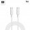 Cooles Universalkabel USB Typ-C Stecker/Stecker 3A 1m Weiß