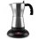 Caffettiera moka elettrica Orbegozo KFE 660 480W acciaio inox