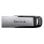 Pen USB SanDisk Ultra Flair 128GB USB 3.2 Gen 1 150MB/s Preto Prata Proteção por Senha
