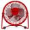 Orbegozo PW1021 Ventilador Sobremesa USB Rojo