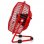 Orbegozo PW1021 Ventilador Sobremesa USB Rojo