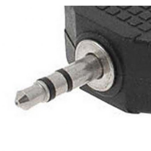 Duplicador Audio Minijack 3.5 (1xMacho/2xHembras)