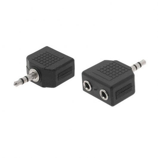 Duplicador Audio Minijack 3.5 (1xMacho/2xHembras)