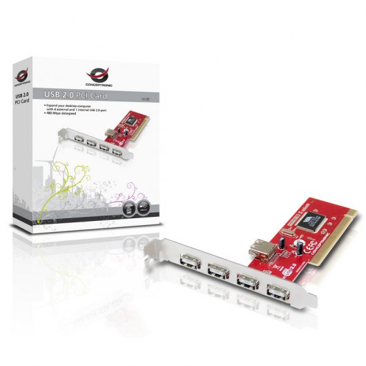Conceptronic Tarjeta PCI 5 Puertos USB 2.0