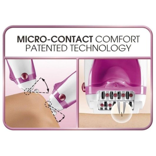 Depiladora Elétrica Rowenta Silence Soft EP5660E0 2 Velocidades 5 Cabeças