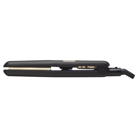 Prancha de Cabelo Cerâmica Rowenta Ultimate Styler Gold SF6021E0 230ºC 5 Definições Iónica LCD Chocolate Ouro