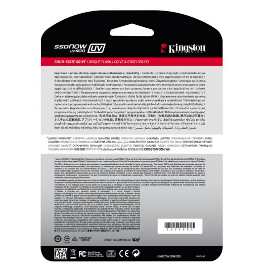 Kingston SSDNow UV400 480GB SATA3