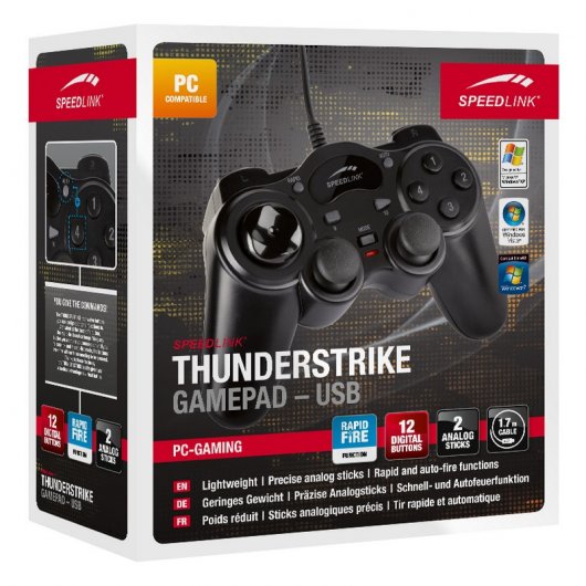 SpeedLink Thunderstrike USB Negro