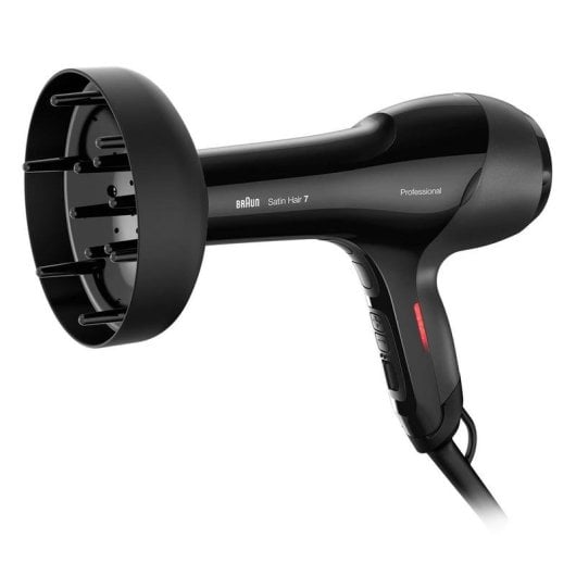 Sèche-cheveux Ionique Professionnel Braun Satin Hair 7 HD785 2000W 2 Températures 2 Vitesses Air Froid Noir