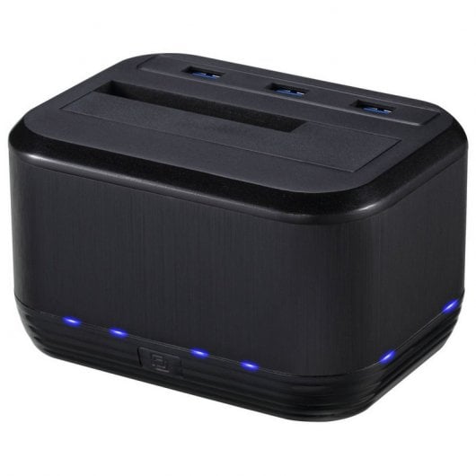 TooQ TQDSHC-101B HDD Docking Station con Hub USB 3.0 Negra