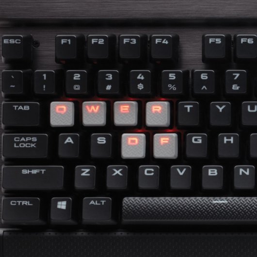 Corsair K70 Teclado Mecánico LED Rojo Cherry MX Speed