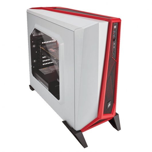 Corsair Carbide Series Spec-Alpha Blanca/Roja