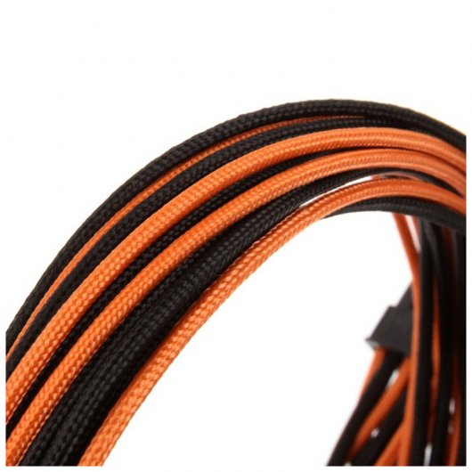 CableMod Basic Cable Extension Kit - 6+6 Pin Series - Negro y Naranja