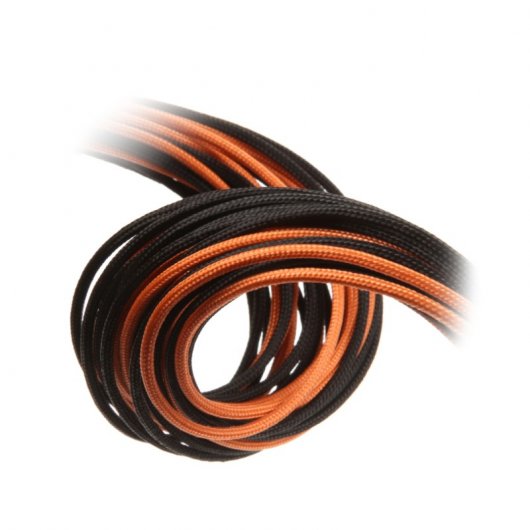 CableMod Basic Cable Extension Kit - 6+6 Pin Series - Negro y Naranja