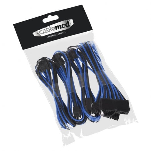 CableMod Basic Cable Extension Kit - 8+6 Pin Series - Negro y Azul