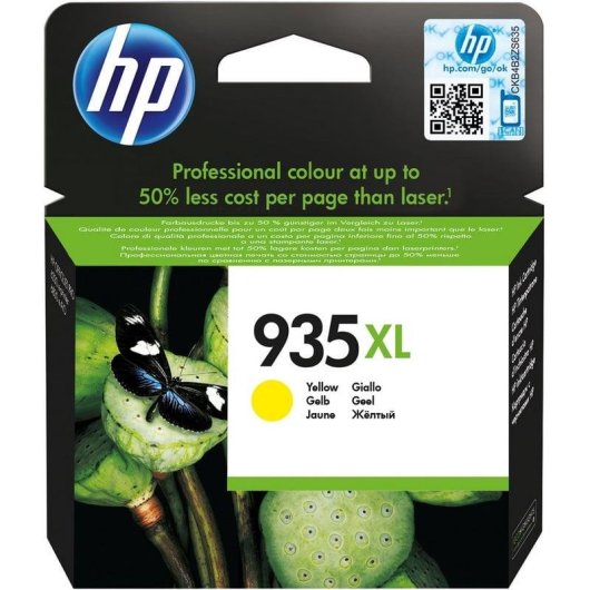 HP 935XL Cartucho Tinta Alta Capacidad Original Amarillo