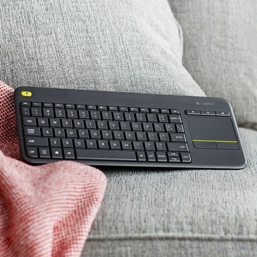 Logitech K400+ Wireless Touch Keyboard Preto (PT)
