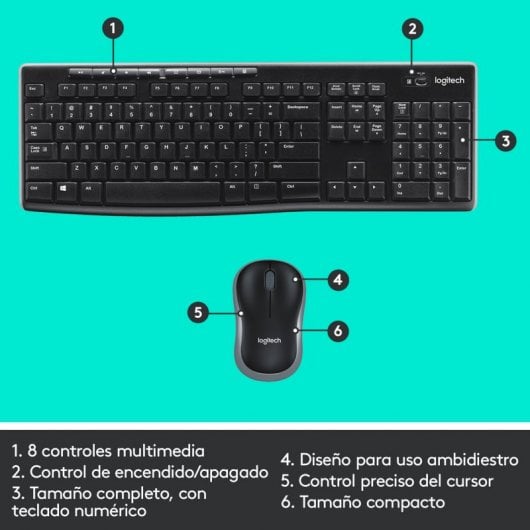 Logitech Wireless Combo MK270 (Portugal)