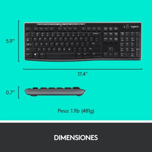 Logitech Wireless Combo MK270 (Portugal)