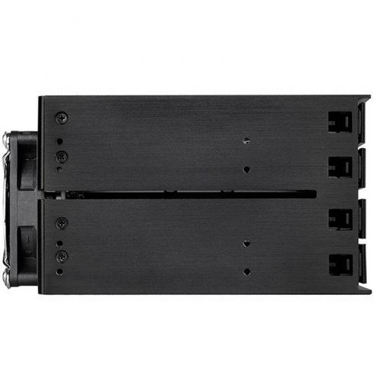 Silverstone F208B Frontal de 5.25" Preta para 8 Discos Rígidos 2.5'' SATA