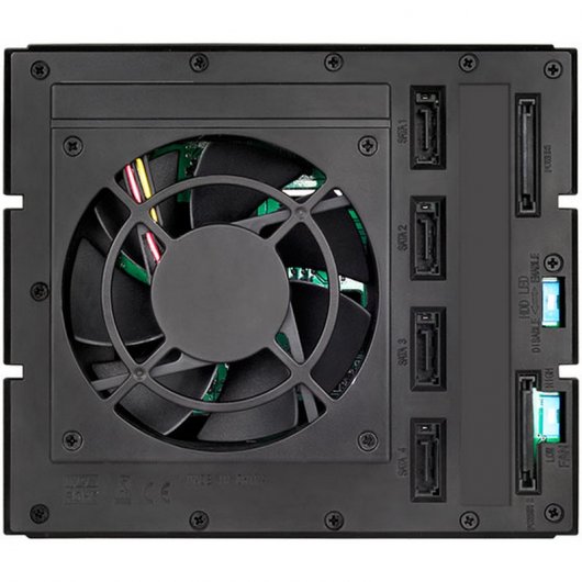 Silverstone FS304B Frontal de 5.25" Negro para 4 Discos Duros SATA 3.5"