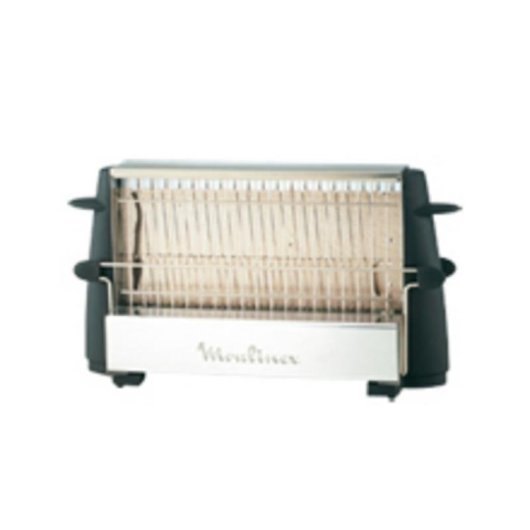 Torradeira vintage Moulinex A15453 4 fatias 760 W Preta
