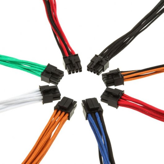 CableMod E-Series G2/P2 Basic Cable Kit - Negro