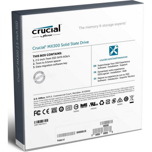 Crucial MX300 SSD 275GB