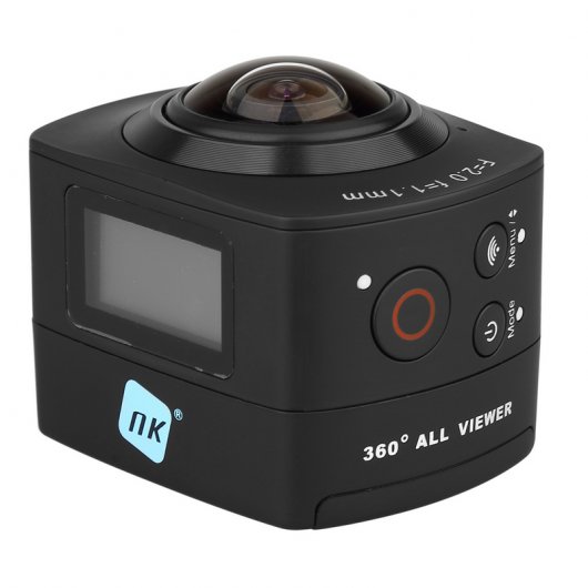 Pack Nk AC3078 360 Videocámara Deportiva + GV3059 Gafas de Realidad Virtual NFC