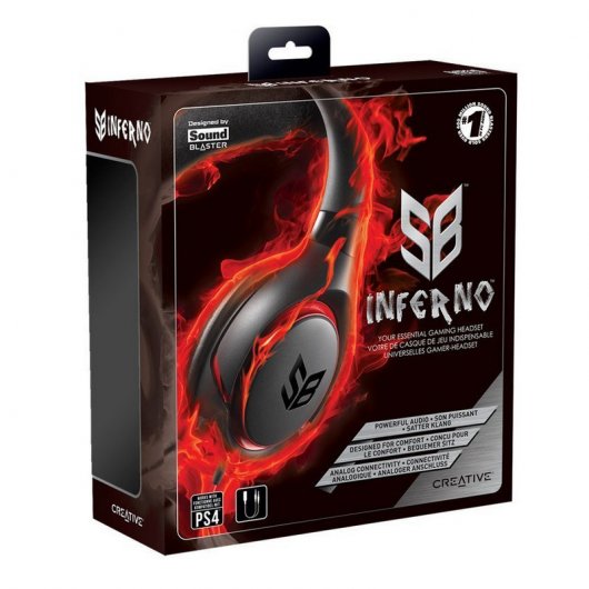 Creative SoundBlaster Inferno Auricular Gaming Negro