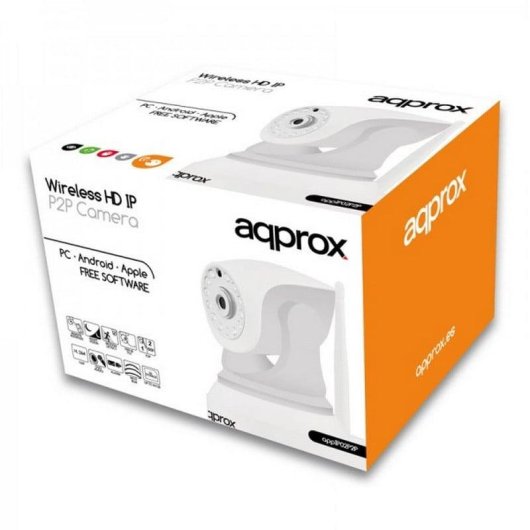 Caméra de surveillance Approx APPIP02P2P HD Vision Nocturne Intérieure Audio Bidirectionnel