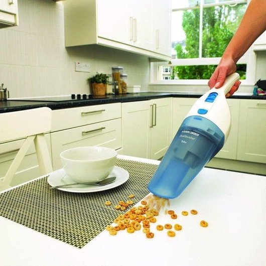 Aspirador de Mão Black & Decker NW3620N 6W 7.5min Sólidos e Líquidos 0.175L Ultraleve