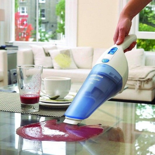 Aspirador de Mão Black & Decker NW3620N 6W 7.5min Sólidos e Líquidos 0.175L Ultraleve